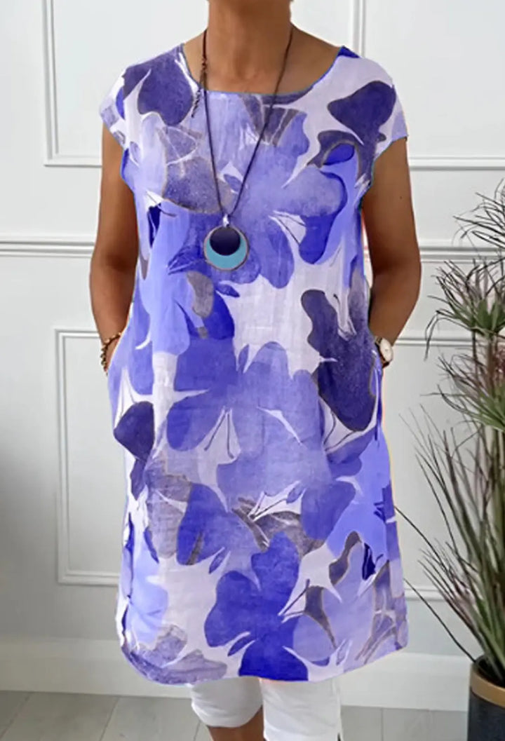 Tamara | Stylish Floral Pocket Dress Luvy Boutique