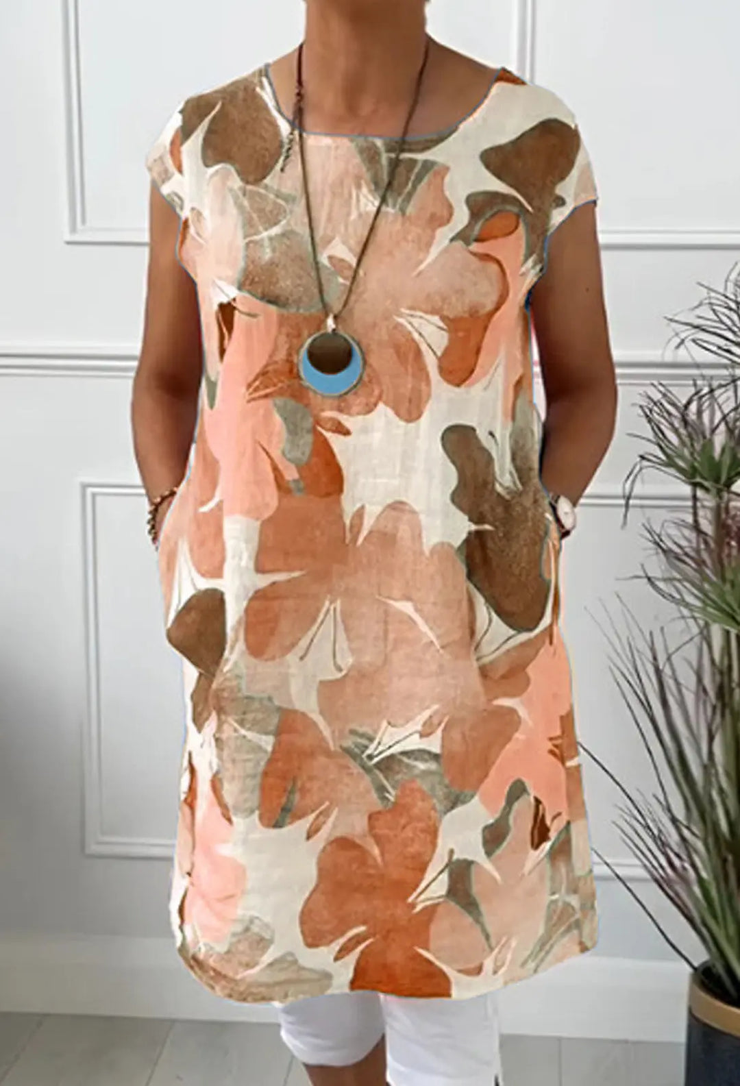 Tamara | Stylish Floral Pocket Dress Luvy Boutique