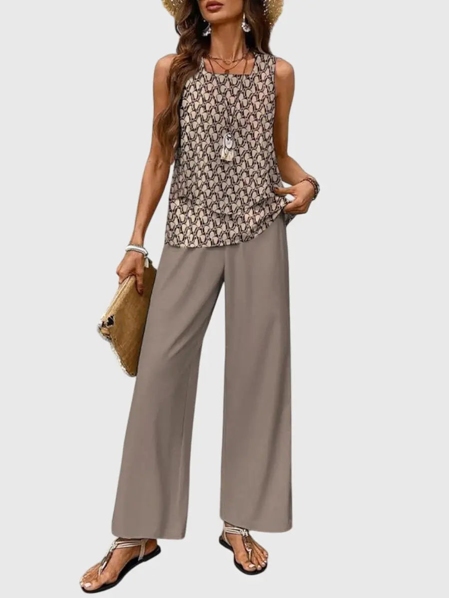 Emily | Women’s Elegant Summer Two Piece Set Luvy Boutique