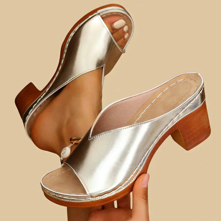Grace | Women Stylish Comfortable Block Heel Sandals Luvy Boutique