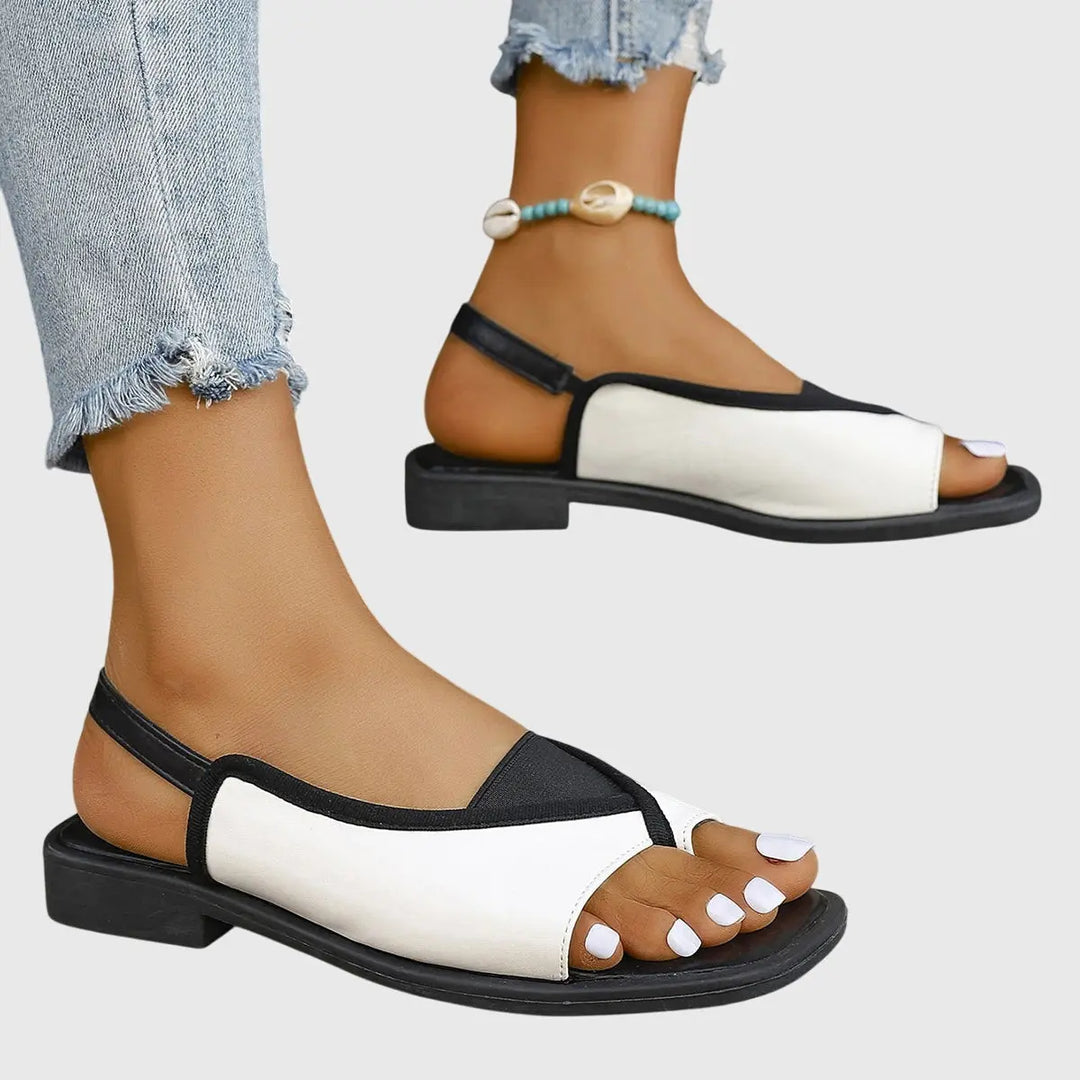 Freya | Women’s Orthopedic Cross Strap Slingback Sandals Luvy Boutique
