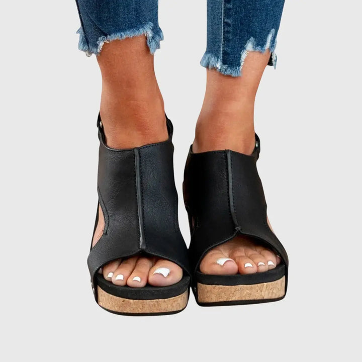 Hannah | Women Open Toe Slingback Sandals Luvy Boutique