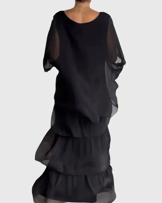 Emily | Women’s Layered Bohemian Maxi Dress Luvy Boutique