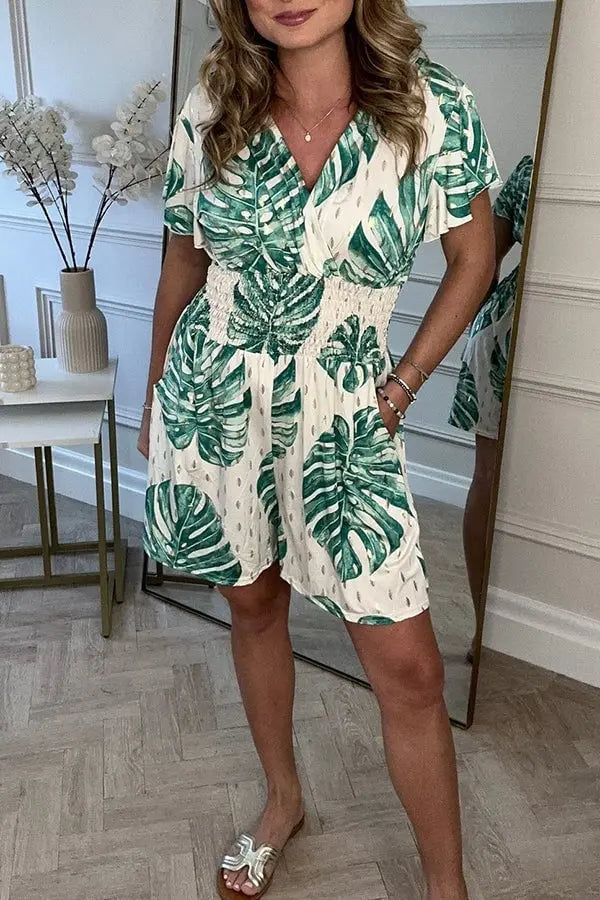 Jolaine | Vibrant Tropical Escape Dress Luvy Boutique