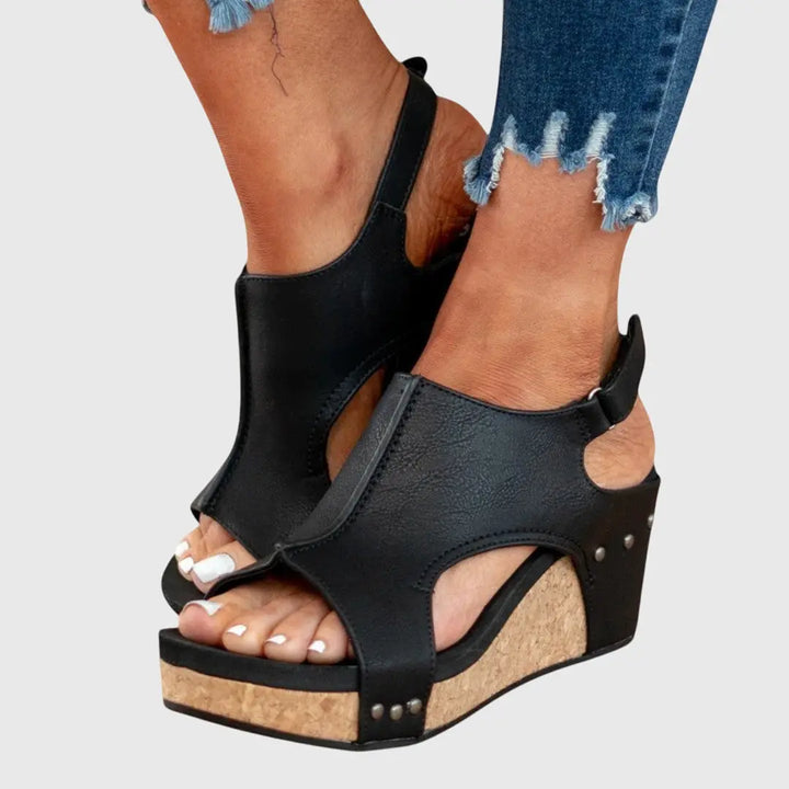 Danielle | Women’s Orthopedic Open Toe Platform Sandals Luvy Boutique
