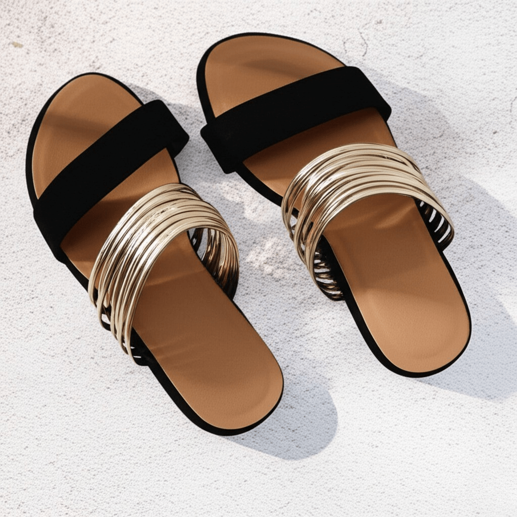 Ivy | Women Stylish Casual Flat Slide Sandals Luvy Boutique