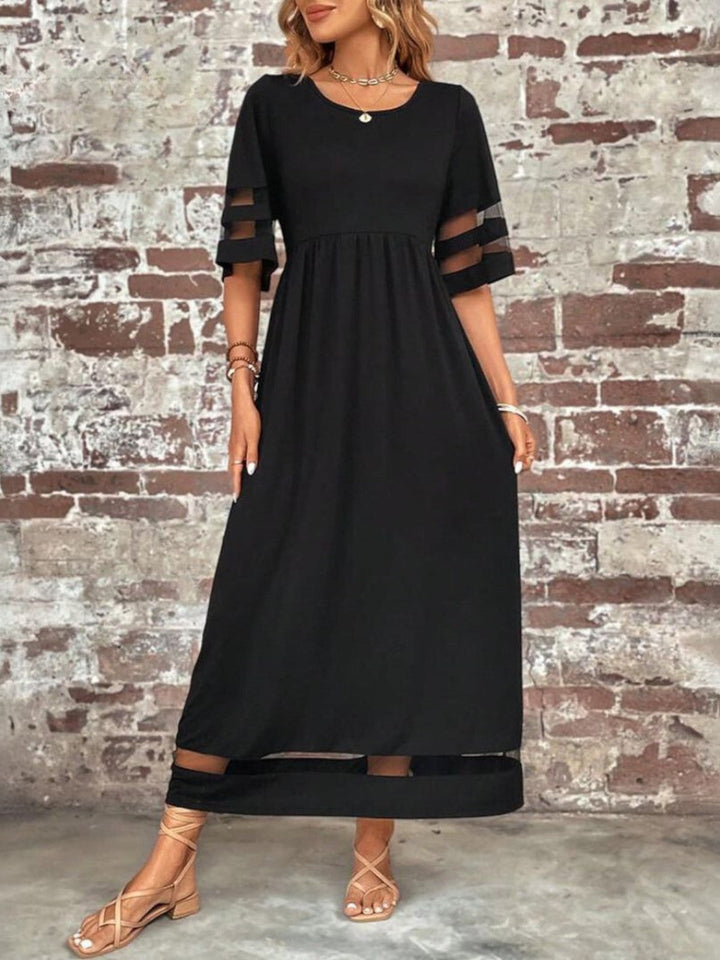 Ashley | Women’s Short Sleeve Maxi Dress Luvy Boutique
