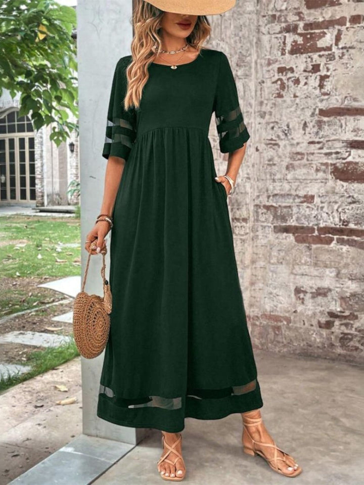 Ashley | Women’s Short Sleeve Maxi Dress Luvy Boutique