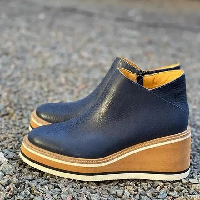 Brooklyn | Women’s Orthopedic Waterproof Platform Ankle Boots Luvy Boutique
