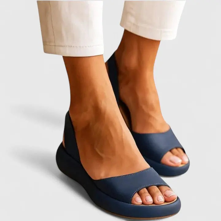 Ashley | Womens Platform Slingback Sandals Luvy Boutique