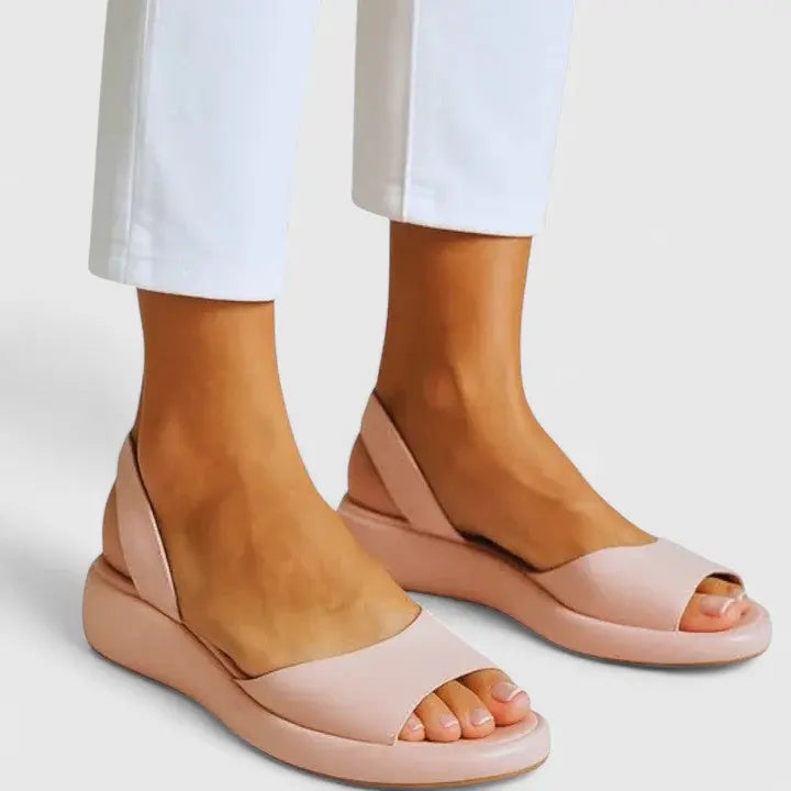 Ashley | Womens Platform Slingback Sandals Luvy Boutique
