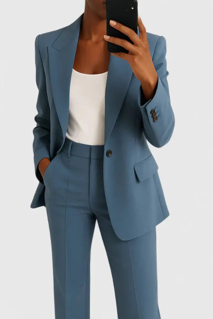Grace | Womens Tailored Blazer Pant Set Luvy Boutique