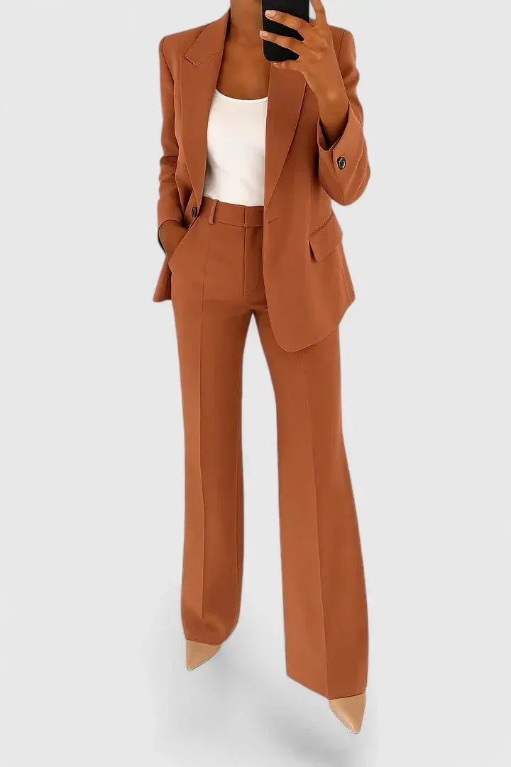 Grace | Womens Tailored Blazer Pant Set Luvy Boutique