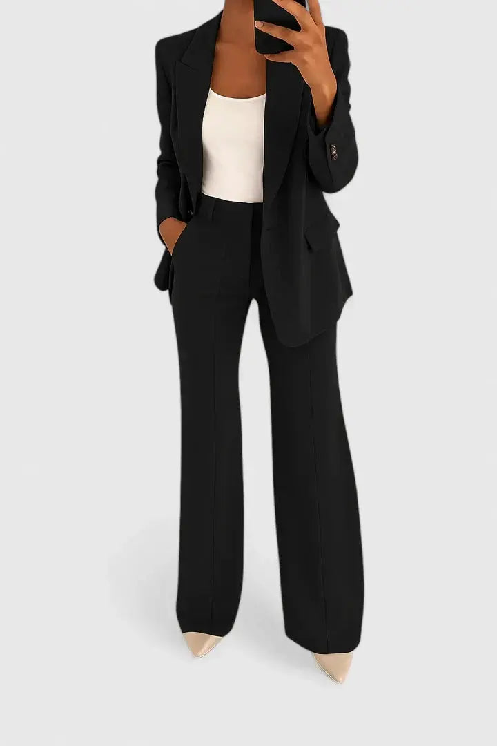 Grace | Womens Tailored Blazer Pant Set Luvy Boutique