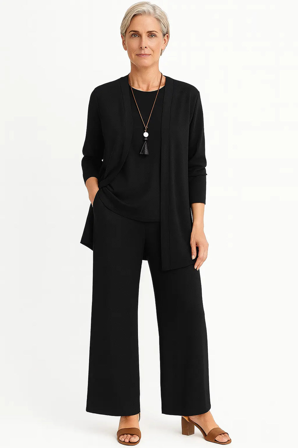 Daisy | Womens Minimal Three Piece Lounge Set Luvy Boutique