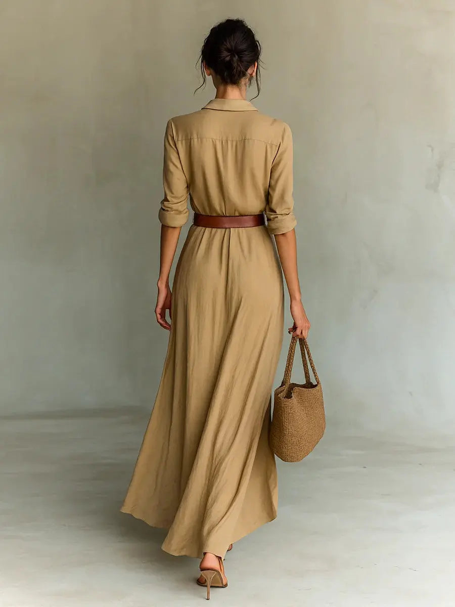 Dakota | Women Long Sleeve Wrap Maxi Dress Luvy Boutique