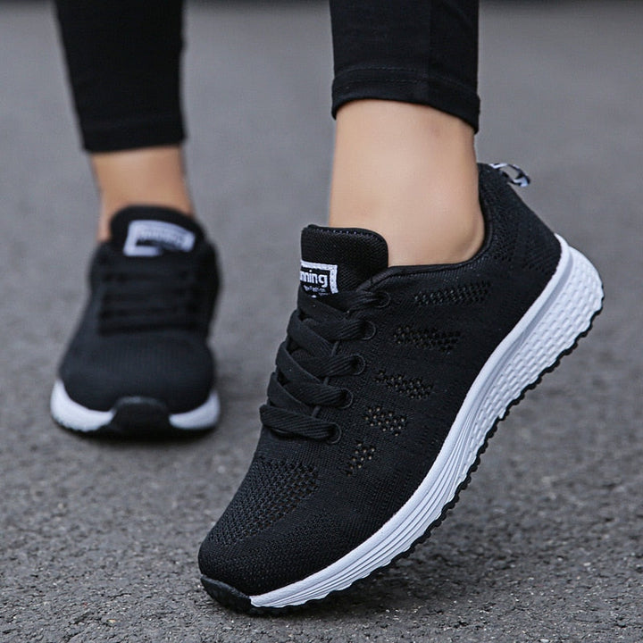 Grace | Womens Lace Up Casual Walking Sneakers Luvy Boutique