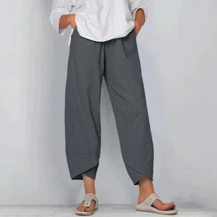 Violet | Women’s Relaxed Fit Cropped Casual Pants Luvy Boutique