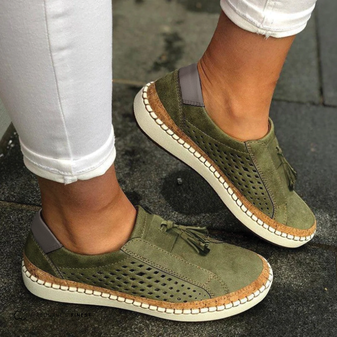 Jessica | Womens Slip On Platform Walking Shoes Luvy Boutique