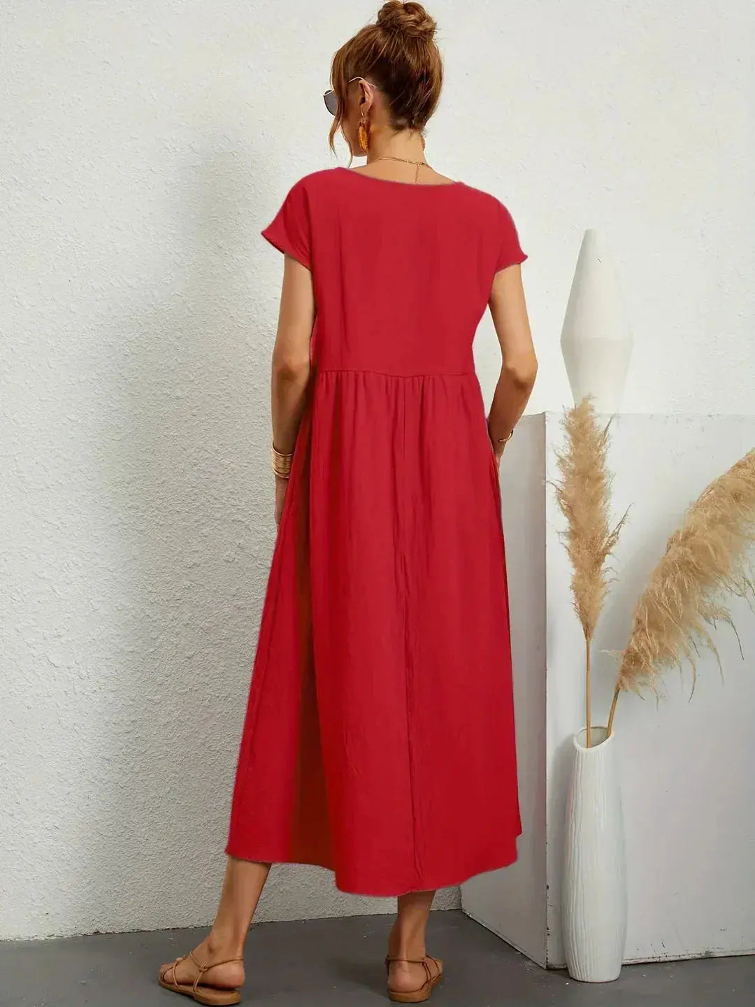 Nataly | Relaxed Midi Dress Luvy Boutique