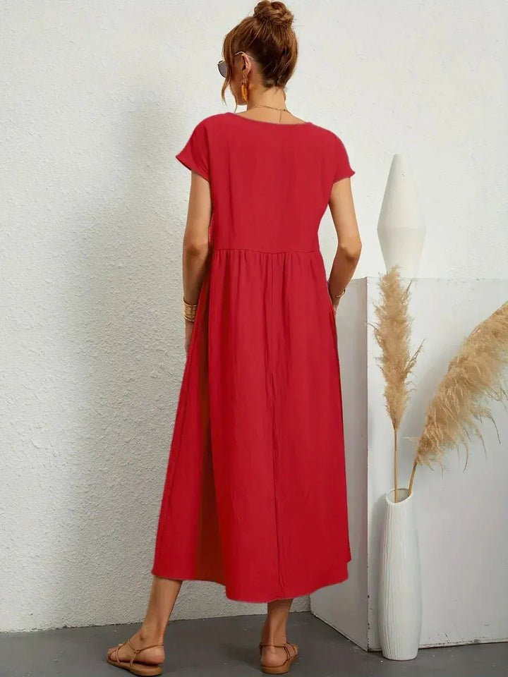 Nataly | Relaxed Midi Dress Luvy Boutique