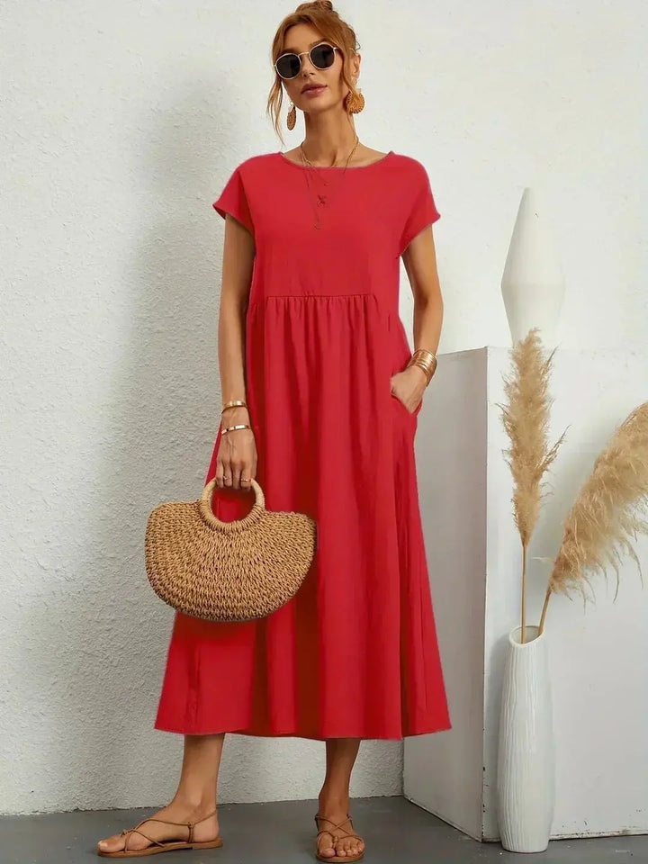Nataly | Relaxed Midi Dress Luvy Boutique