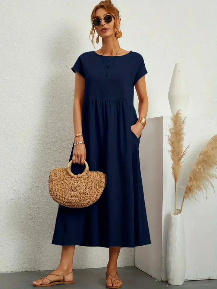 Nataly | Relaxed Midi Dress Luvy Boutique