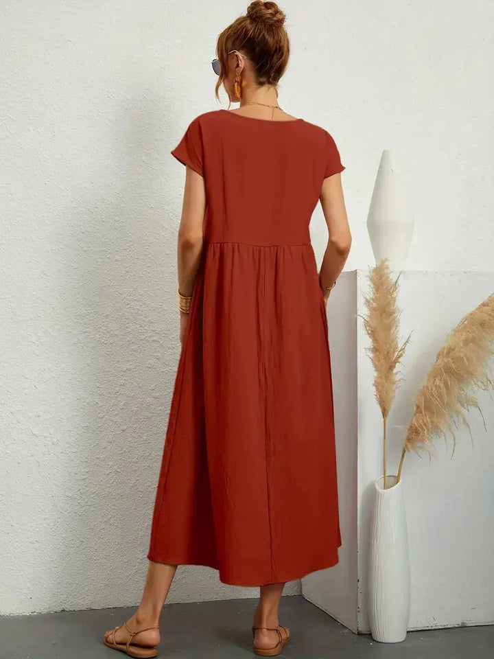 Nataly | Relaxed Midi Dress Luvy Boutique