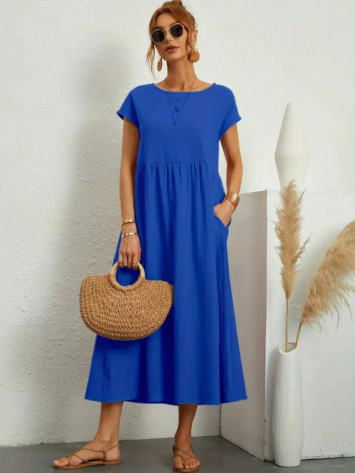Nataly | Relaxed Midi Dress Luvy Boutique
