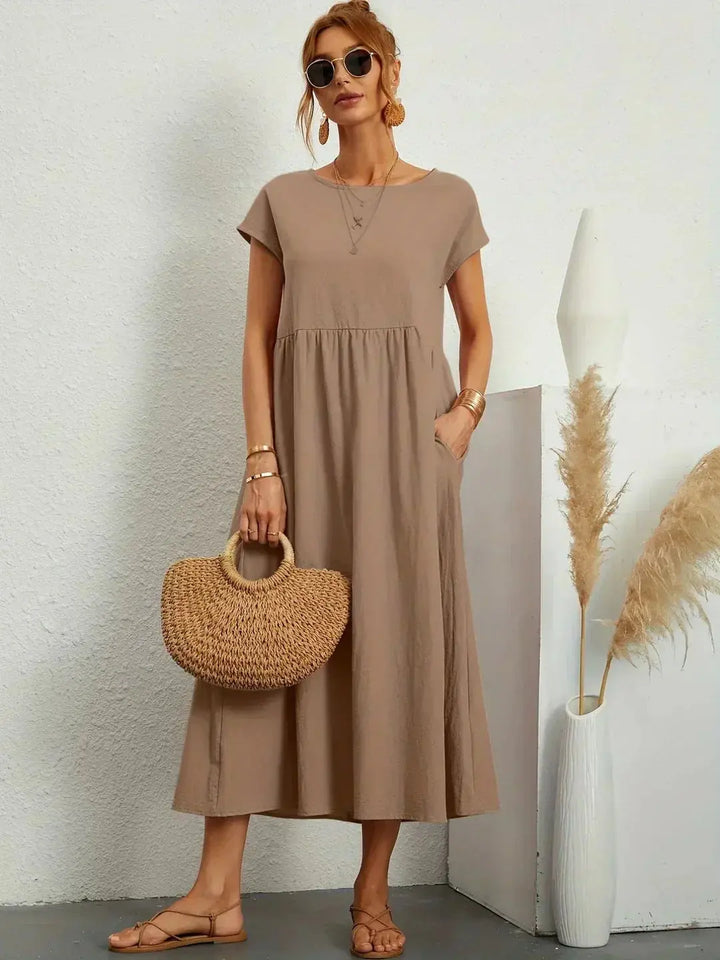 Nataly | Relaxed Midi Dress Luvy Boutique