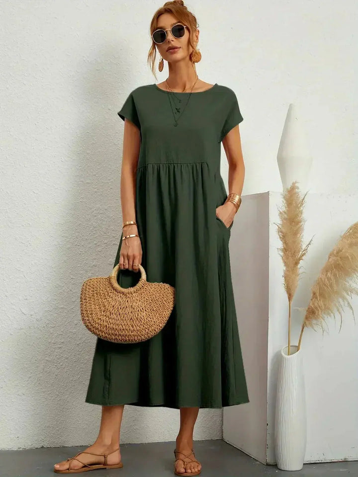 Nataly | Relaxed Midi Dress Luvy Boutique