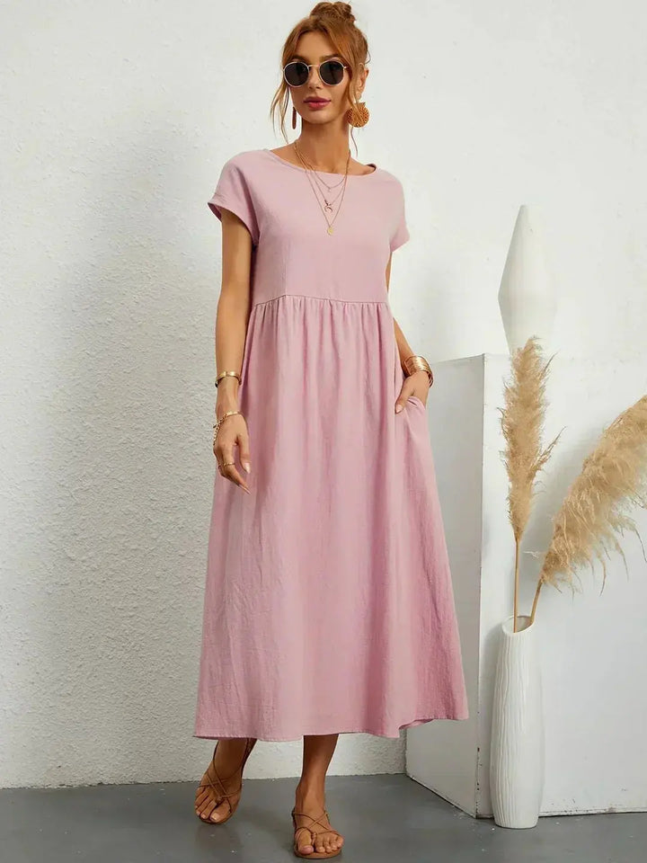 Nataly | Relaxed Midi Dress Luvy Boutique