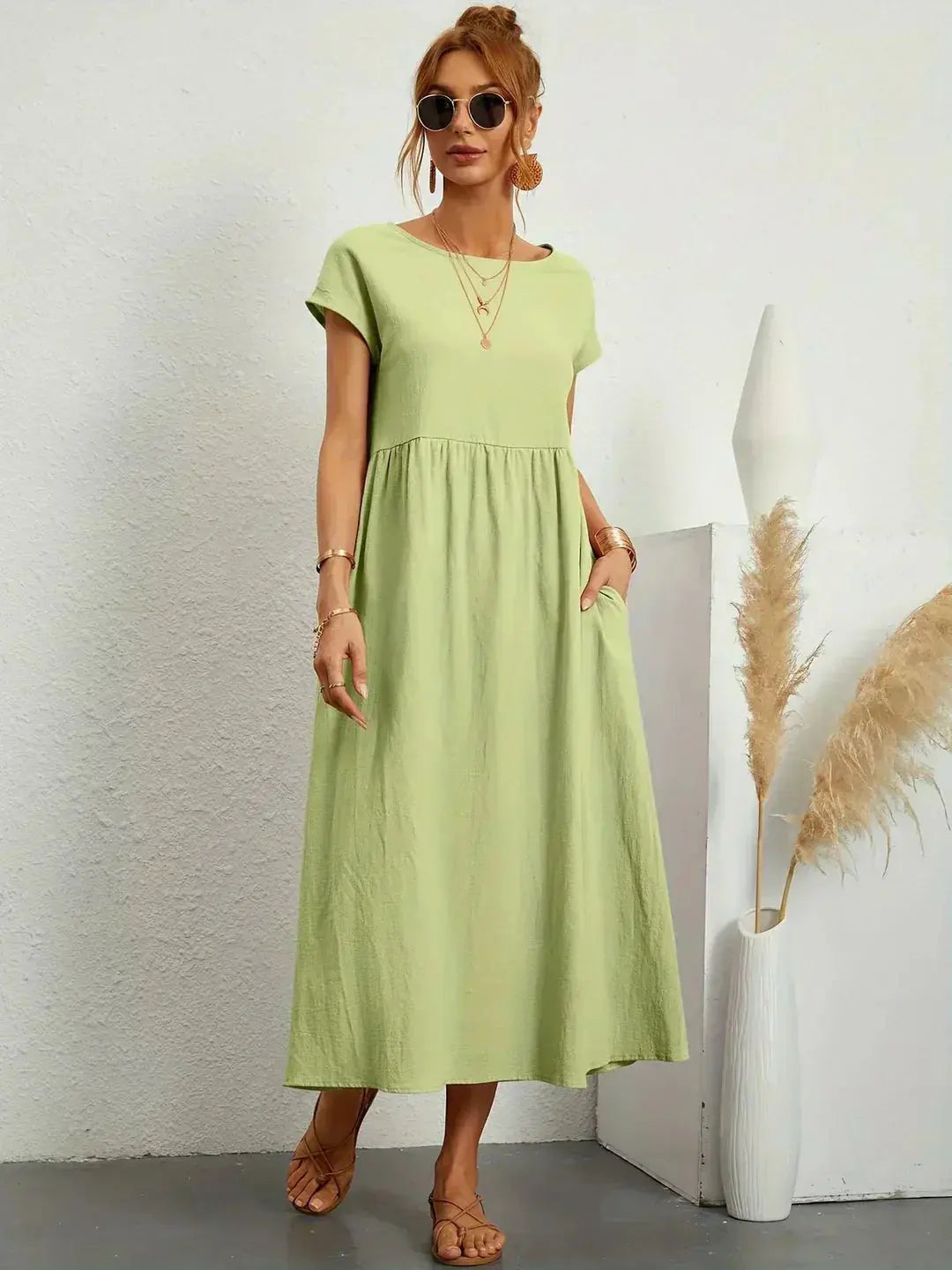 Nataly | Relaxed Midi Dress Luvy Boutique