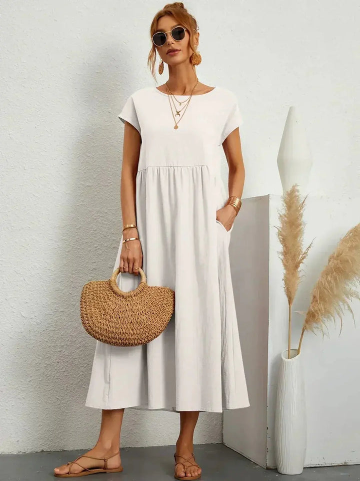Nataly | Relaxed Midi Dress Luvy Boutique