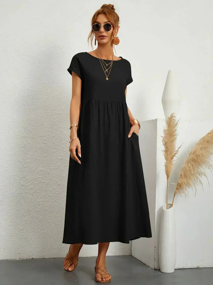 Nataly | Relaxed Midi Dress Luvy Boutique