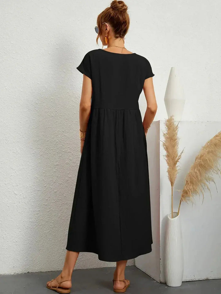 Nataly | Relaxed Midi Dress Luvy Boutique