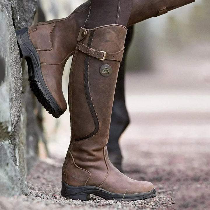 Brooklyn | Women Knee High Buckle Boots Luvy Boutique