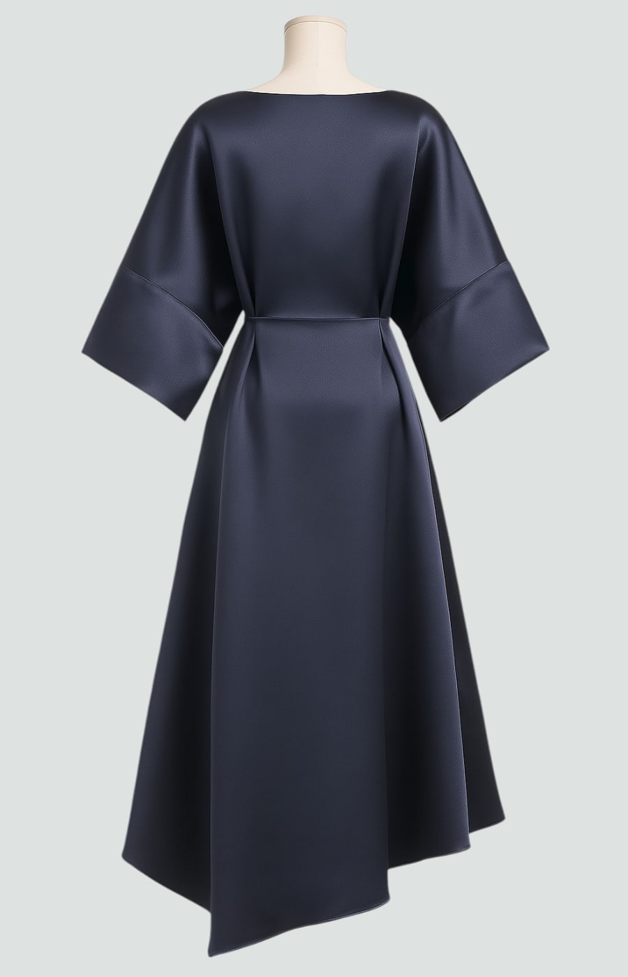 Blair | Women’s Draped Midi Party Dress Luvy Boutique