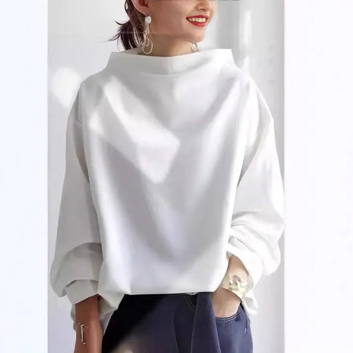 Addison | Womens Oversized High Neck Sweater Luvy Boutique