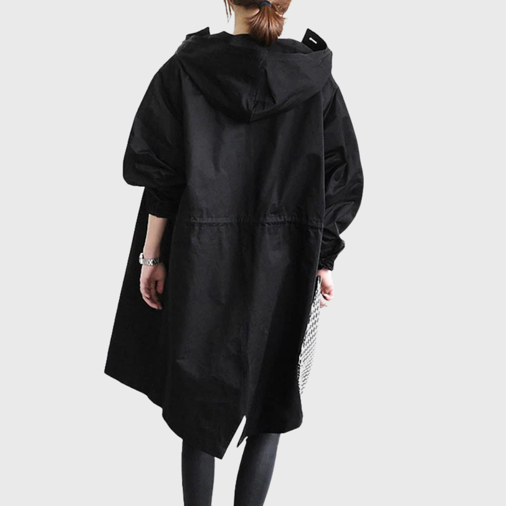 Emma | Women’s Long Button Front Coat Luvy Boutique