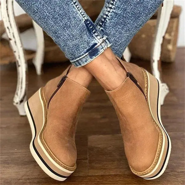 Brooklyn | Women’s Orthopedic Waterproof Platform Ankle Boots Luvy Boutique