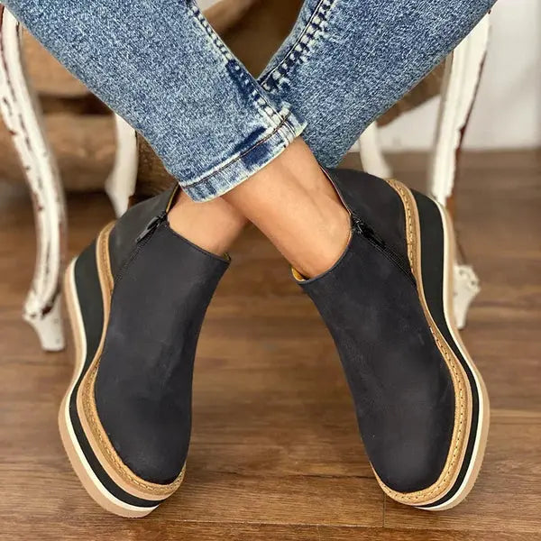 Brooklyn | Women’s Orthopedic Waterproof Platform Ankle Boots Luvy Boutique