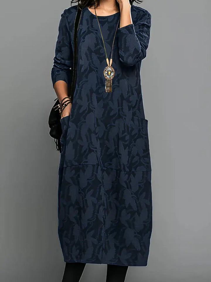Cassie | Stylish Leaf Print Dress Luvy Boutique