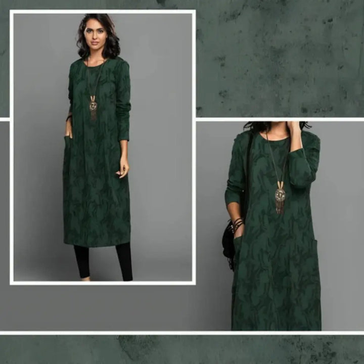 Cassie | Stylish Leaf Print Dress Luvy Boutique