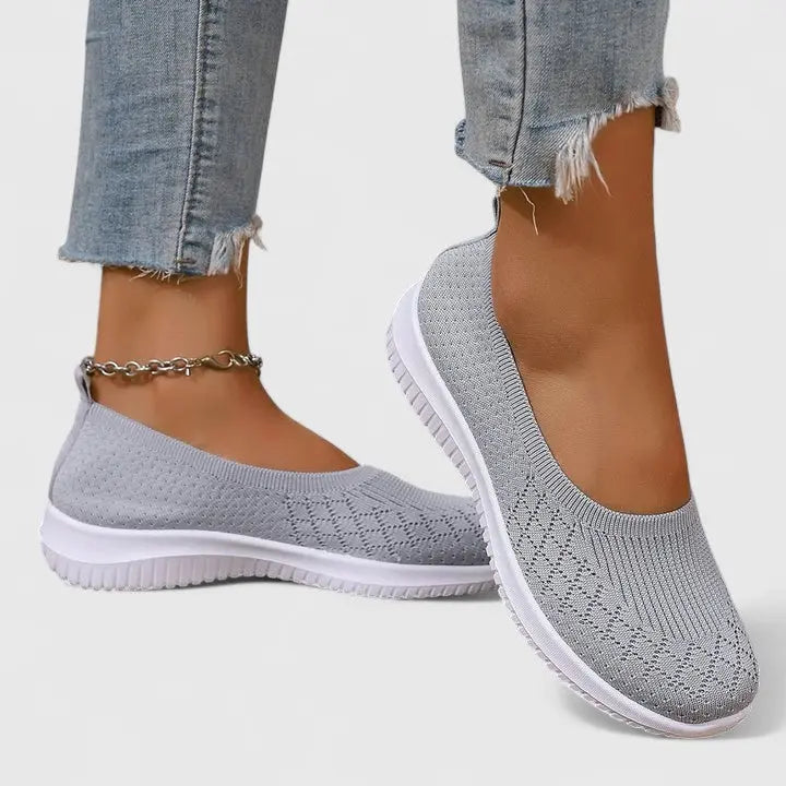 Dakota | Womens Lightweight Slip On Knit Flats Luvy Boutique