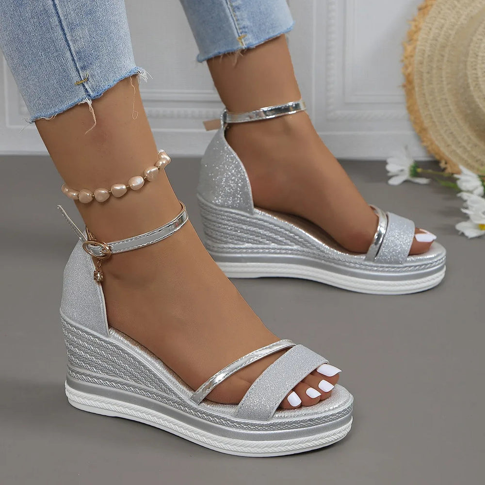 Isabella | Womens Platform Wedge Strap Sandals Luvy Boutique