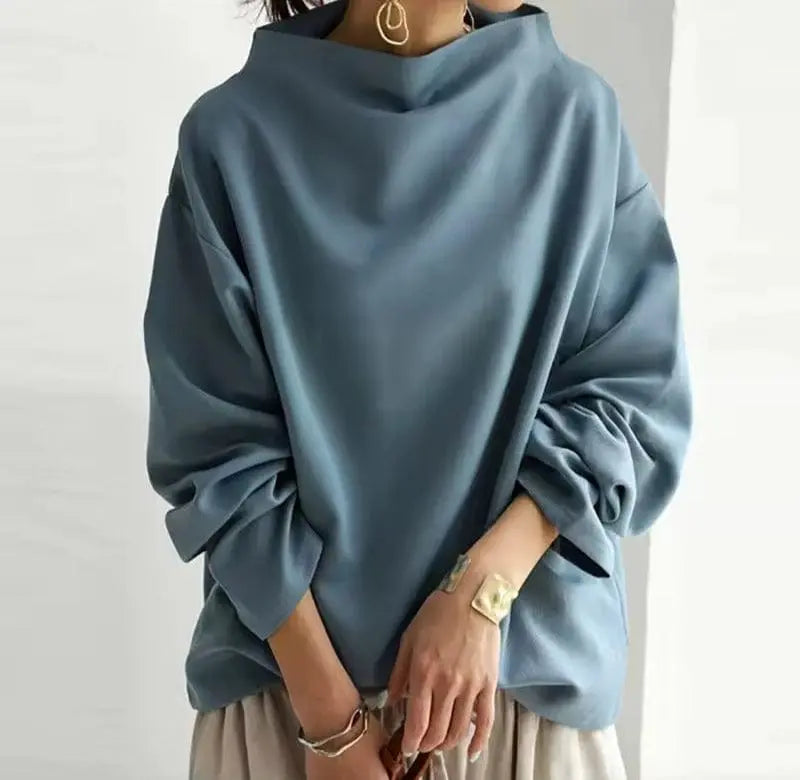 Addison | Womens Oversized High Neck Sweater Luvy Boutique