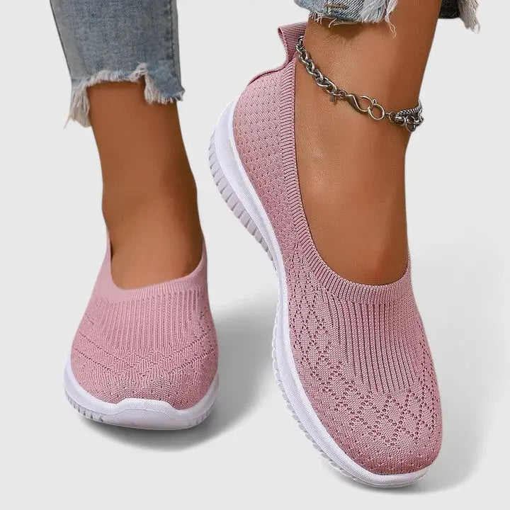 Dakota | Womens Lightweight Slip On Knit Flats Luvy Boutique