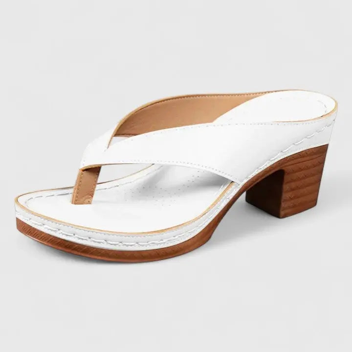 Catherine | Women’s Comfortable Supportive Orthopedic Open Toe Heels Luvy Boutique