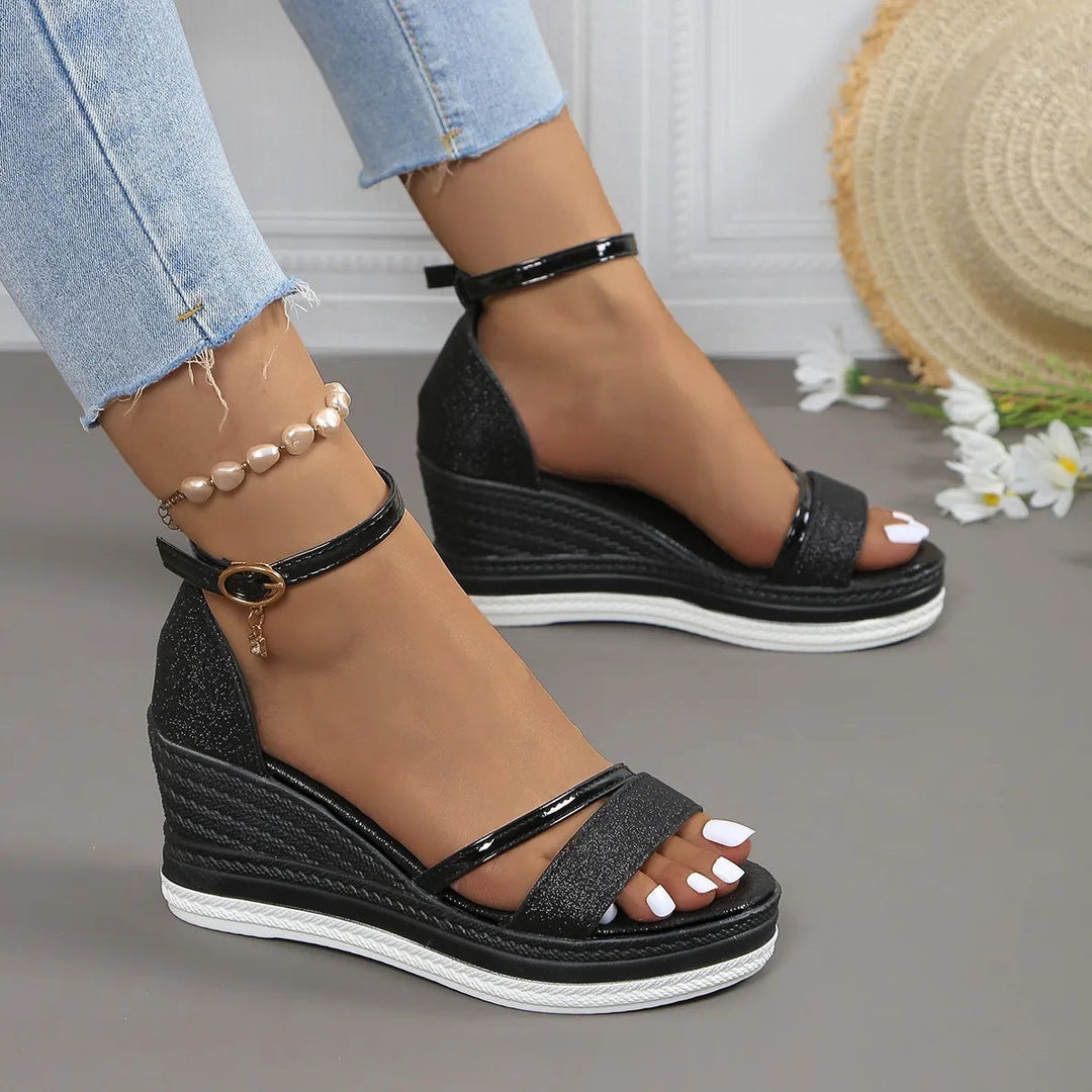 Isabella | Womens Platform Wedge Strap Sandals Luvy Boutique